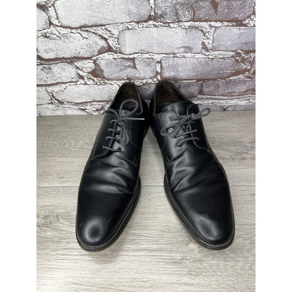 To Boot New York Adam Derrick Black Leather Derby Dress Shoes Men Sz 10.5M US/44 main image 8